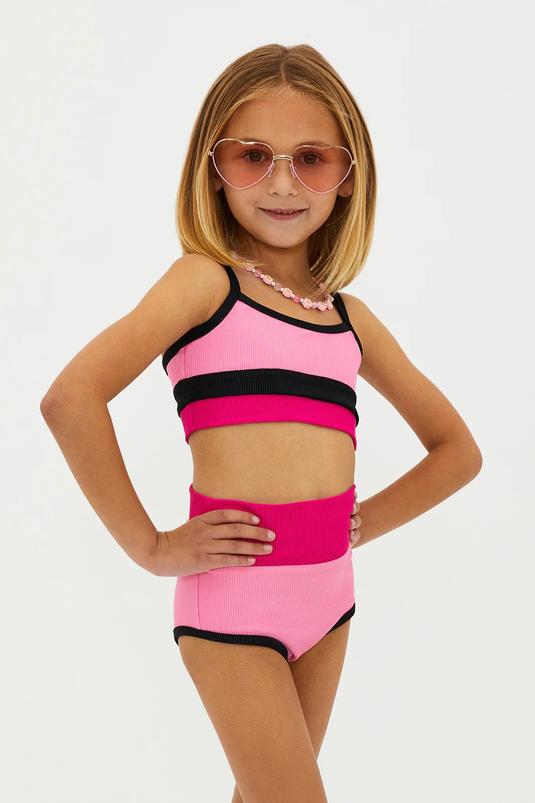 Little Eva & Emmie Amour Colorblock | Girls Swimwear | Beach Riot | Beach Riot