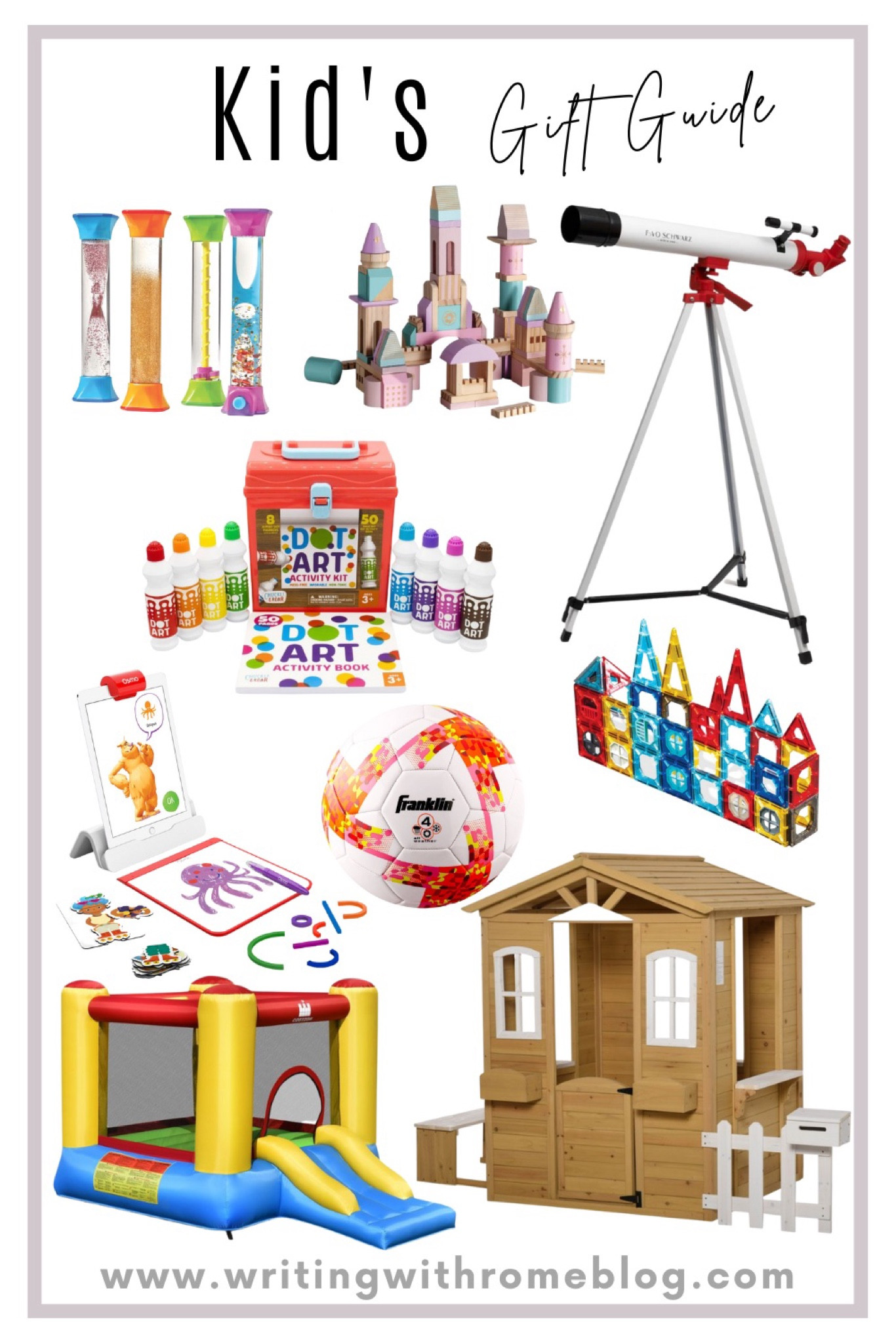 Kid’s holiday gift guide

Kid’s holiday gift ideas, kid wish list, sensory toys, toddler building blocks, osmo play, educational toys, magnetiles, kids bounce house, neutral wood pretend play house, telescope, science toys, dot marker kit, learning toys, montessori toys, outdoor play, outdoor sports toys, soccer ball, target finds, fao schwartz, seasonal toys, Amazon finds, toddler gift guide, toddler gift ideas

#LTKgiftguide 

#LTKGiftGuide #LTKkids #LTKHoliday
