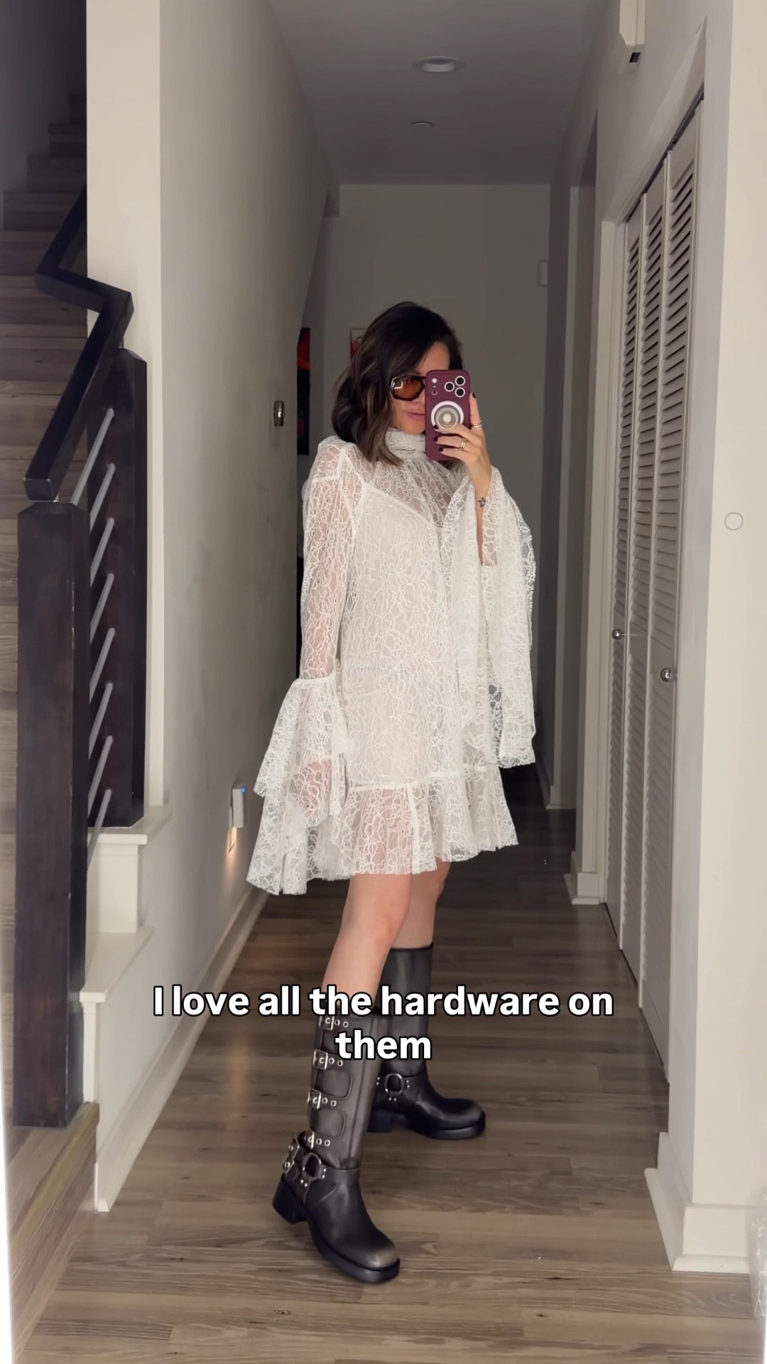 Festival season is here ⚡️ I’ve been eyeing these boots for awhile and finally got my hands on them. They’re so edgy—I love the hardware on it. Styled it with this lacy, playful dress. Think festival outfit, country concert. Swap out the boots for heels for a totally different vibe for date night. 

Steve Madden boots, lace dress, knee high boots, festive outfit, country concert outfit, ootd, spring outfit, The Stylizt 



#LTKstorytime #LTKFestival #LTKootd