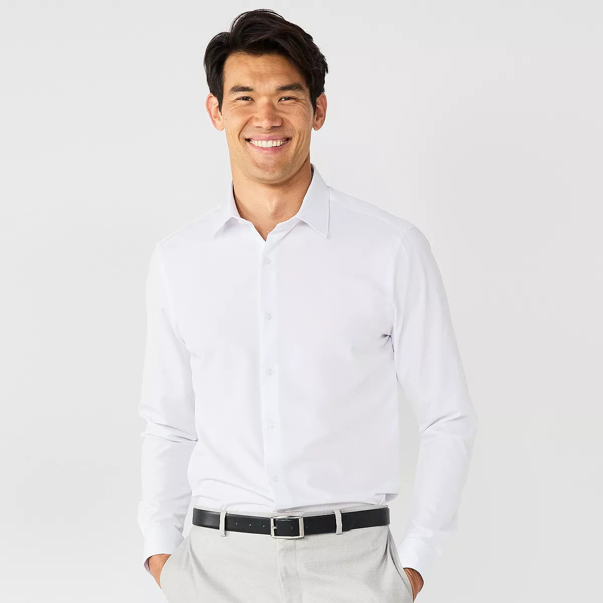 Men's Apt. 9® Slim-Fit Performance Wrinkle Resistant Dress Shirt | Kohl's