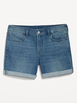 Mid-Rise Wow Jean Shorts for Women -- 5-inch inseam | Old Navy (US)
