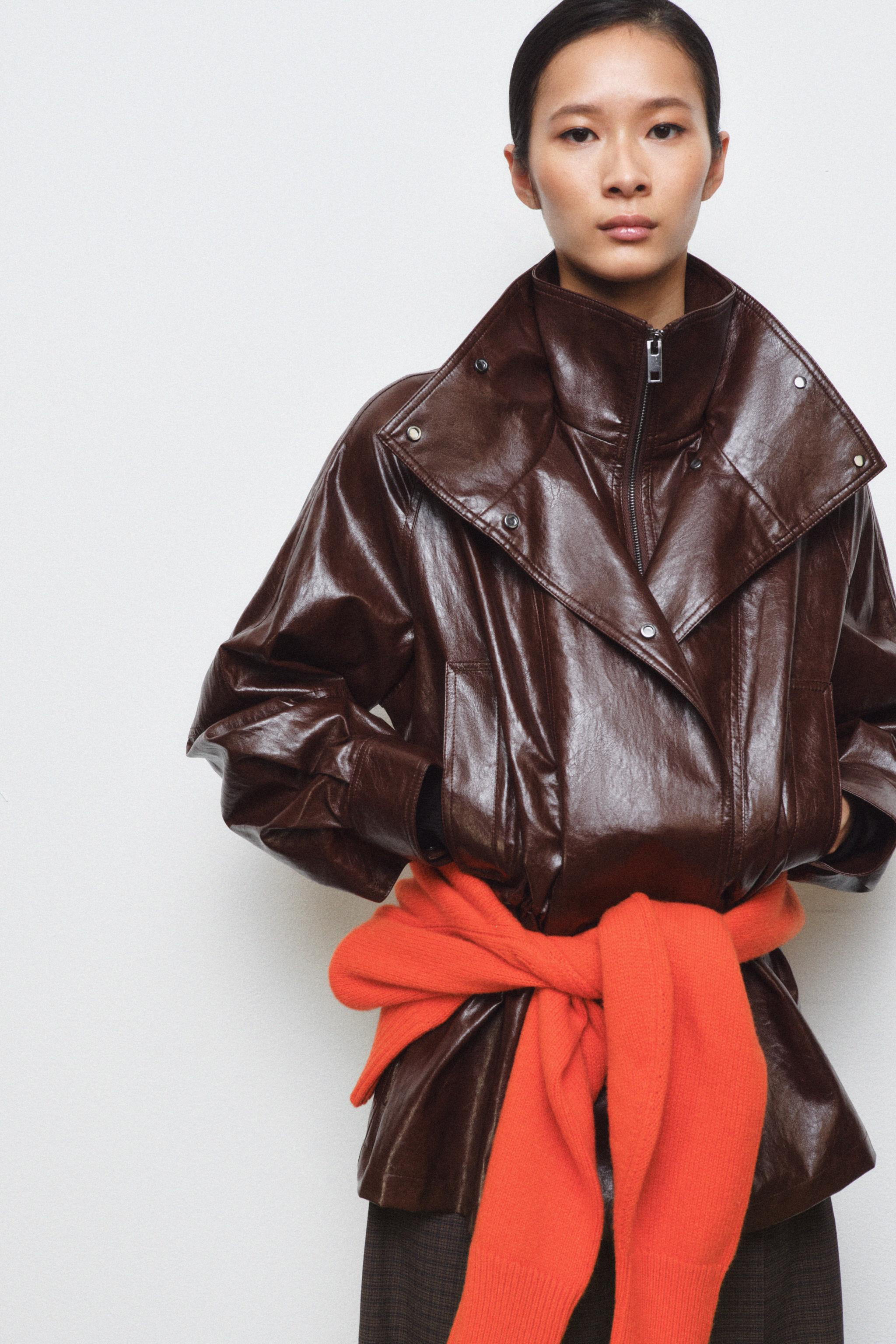 ZW COLLECTION SHINY JACKET | Zara US