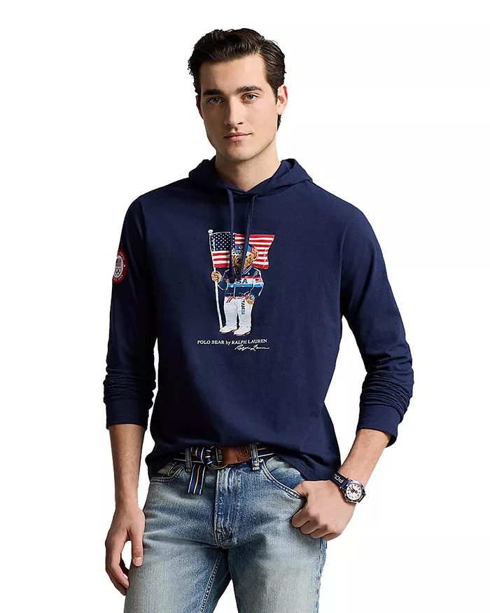 Team USA Polo Bear Graphic Hooded Tee | Bloomingdale's (US)