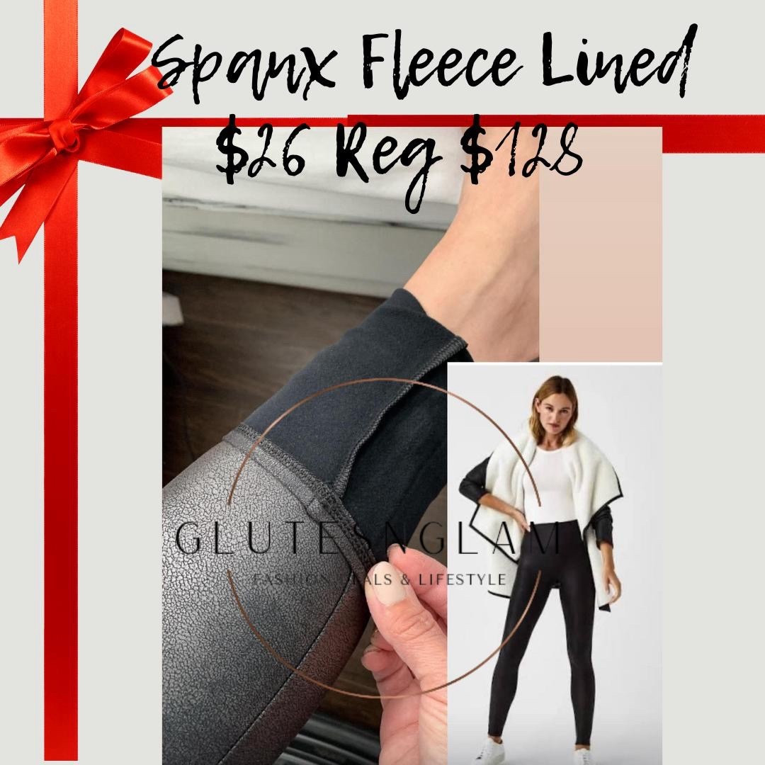This is the lowest price I’ve ever seen these Spanx leggings!! Spanx fleece lined leggings are on sale for only $26 free shipping with code RMNSPANX spanx sale  

#LTKSeasonal #LTKFindsUnder50 #LTKSaleAlert