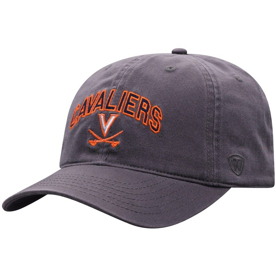 Virginia Cavaliers Top of the World Classic Arch Adjustable Hat - Charcoal | Fanatics