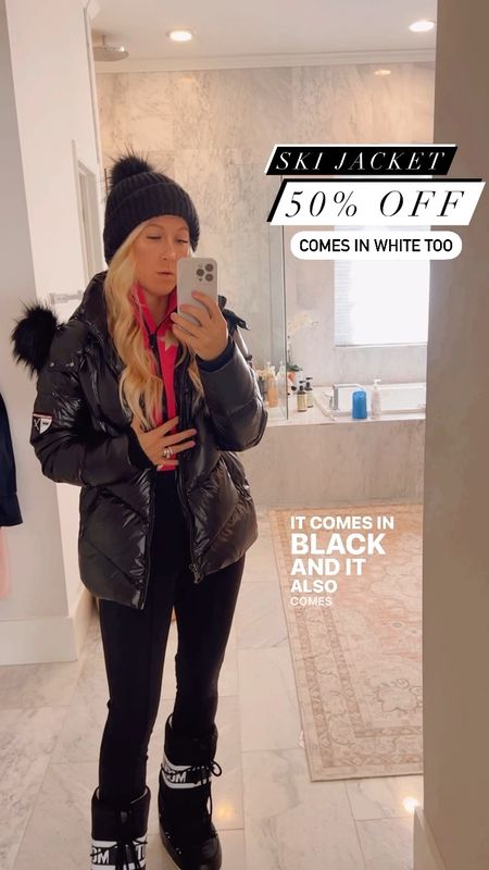 Ski jacket 50% off for under $160! Comes in black and white!

#LTKSeasonal #LTKtravel #LTKsalealert