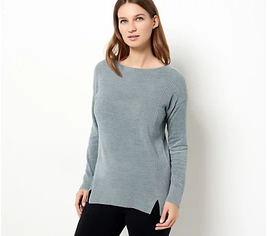 Barefoot Dreams CozyChic Ultra Lite Dockside Pullover | QVC