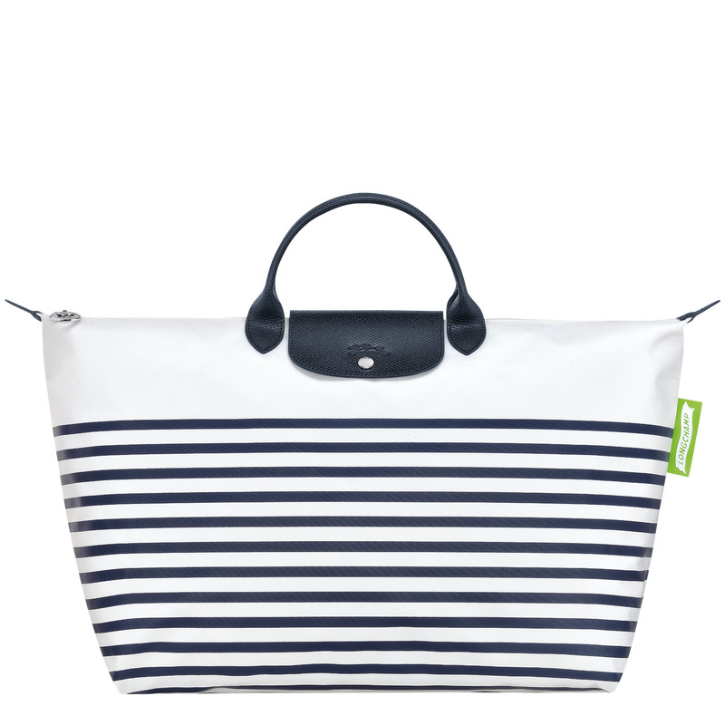 Le Pliage Collection S Travel bag Navy/White - Canvas (L1624HDF165) | Longchamp US | Longchamp