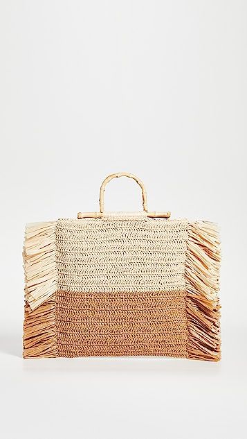 Natural Camel Straw Tote | Shopbop