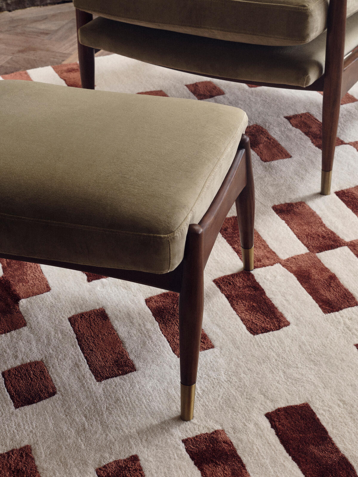 Raya Rug, Rust | Soho Home Ltd