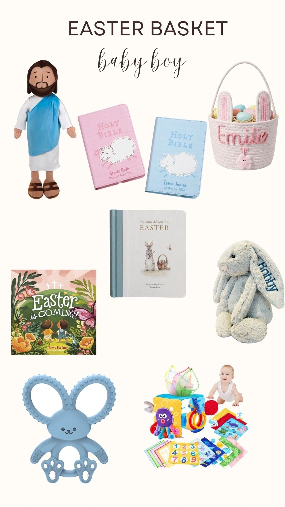 Easter basket for baby boy!

#LTKSeasonal #LTKBaby #LTKKids

#LTKBaby #LTKKids