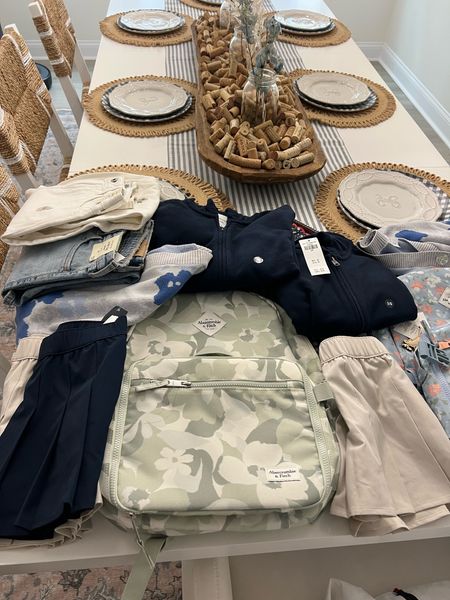 Great #abercrombiekids haul. Didn’t know they had uniform options and back packs and lunch box sets! Buy one get one 1/2 off  

#LTKfamily #LTKxNSale #LTKkids
