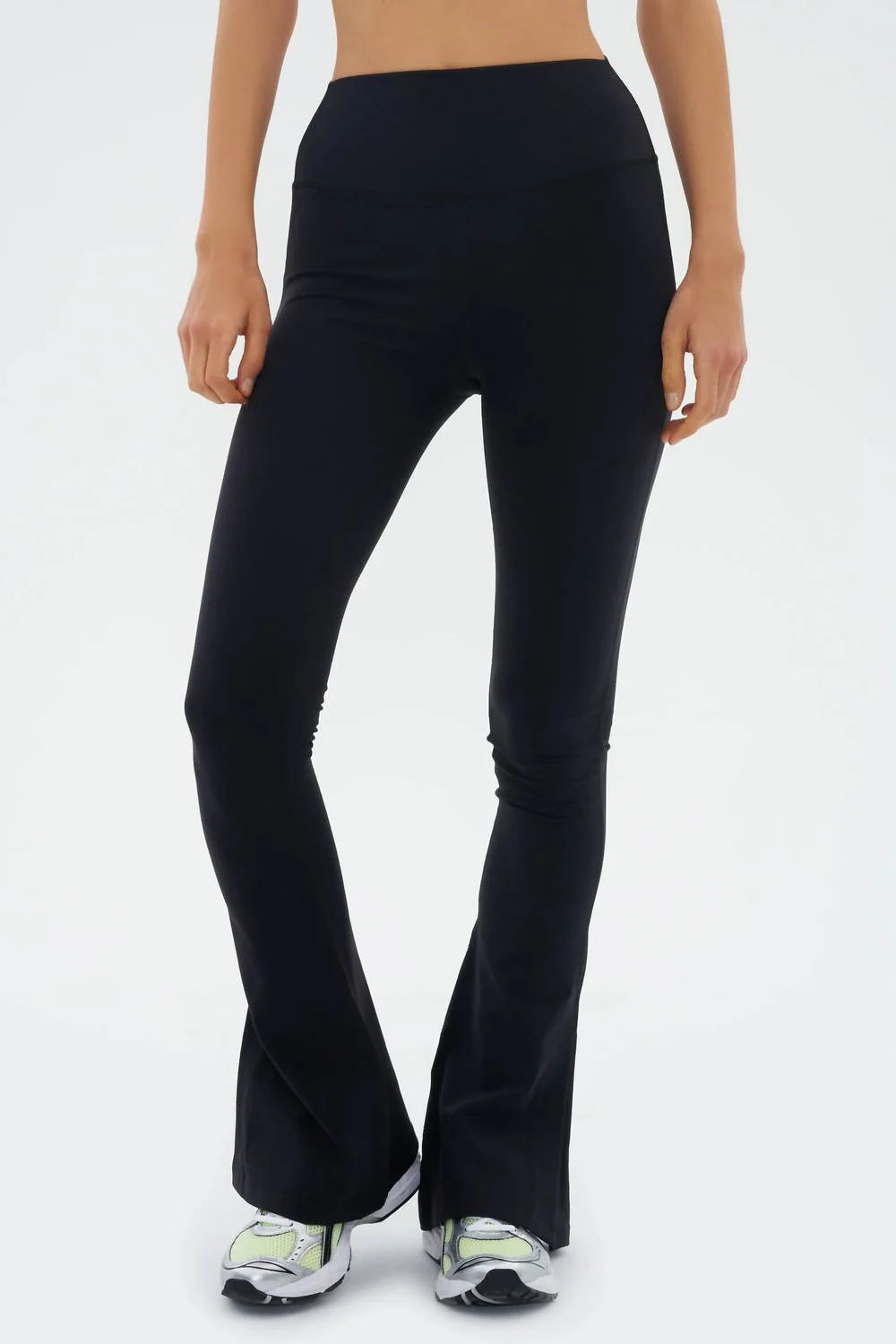Raquel High Waist Flare Pant In Black | Shop Simon