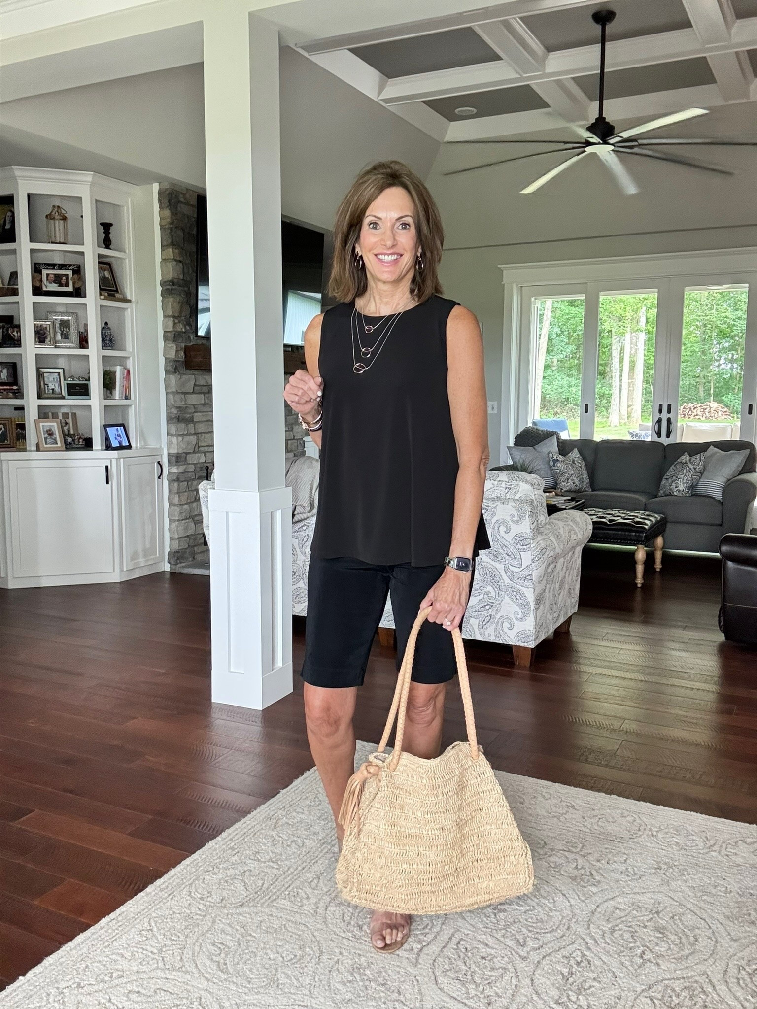 Swing top - size 1
Pull on Bermuda shorts - size O
Packable / wrinkle free / lightweight

travel fashion, business trip outfits, workwear style inspo

#LTKTall #LTKMidsize #LTKOver40