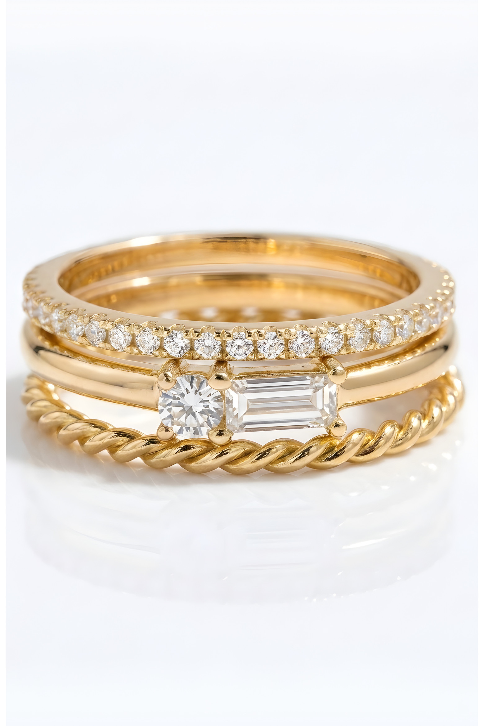Mint & Lily Classic Ring Stack (Women) | Nordstrom | Nordstrom