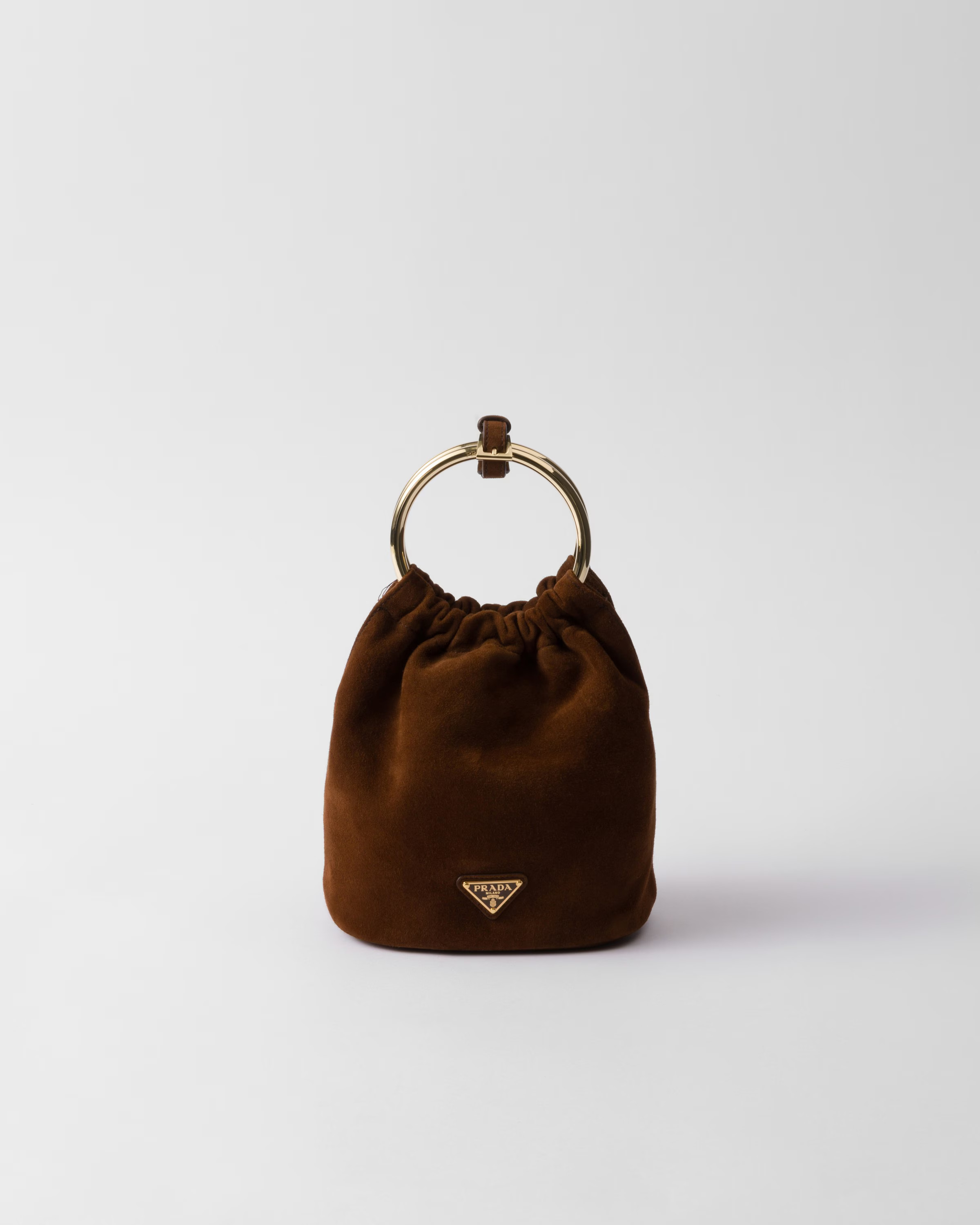 Suede mini-bag | Prada US