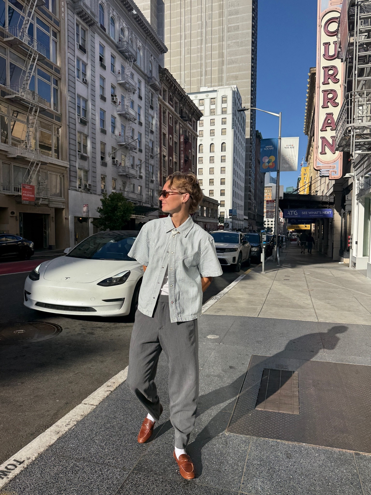 tomboy outfit - baggy trousers and button up

#LTKootd #LTKTravel #LTKU