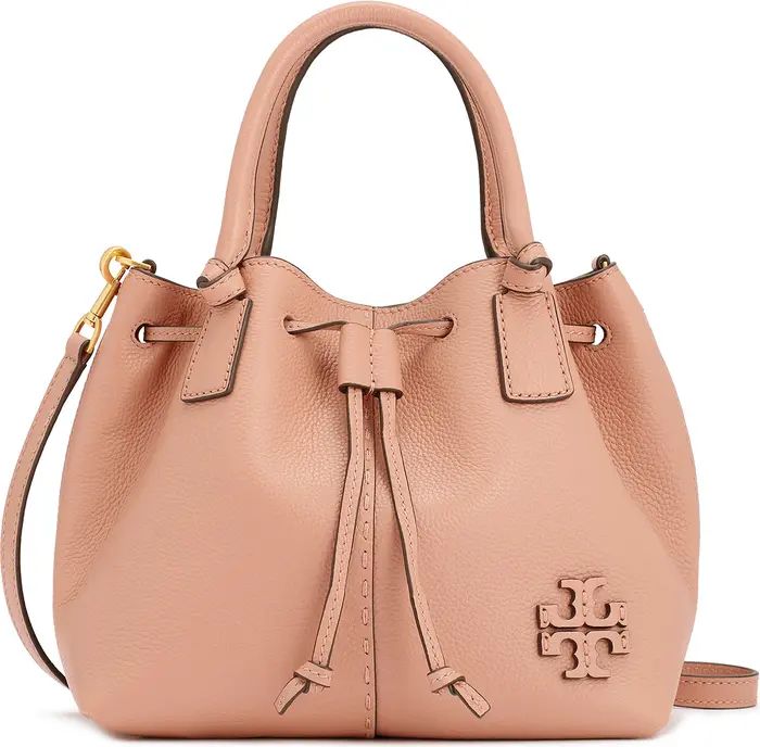 Tory Burch McGraw Small Drawstring Leather Satchel | Nordstrom | Nordstrom