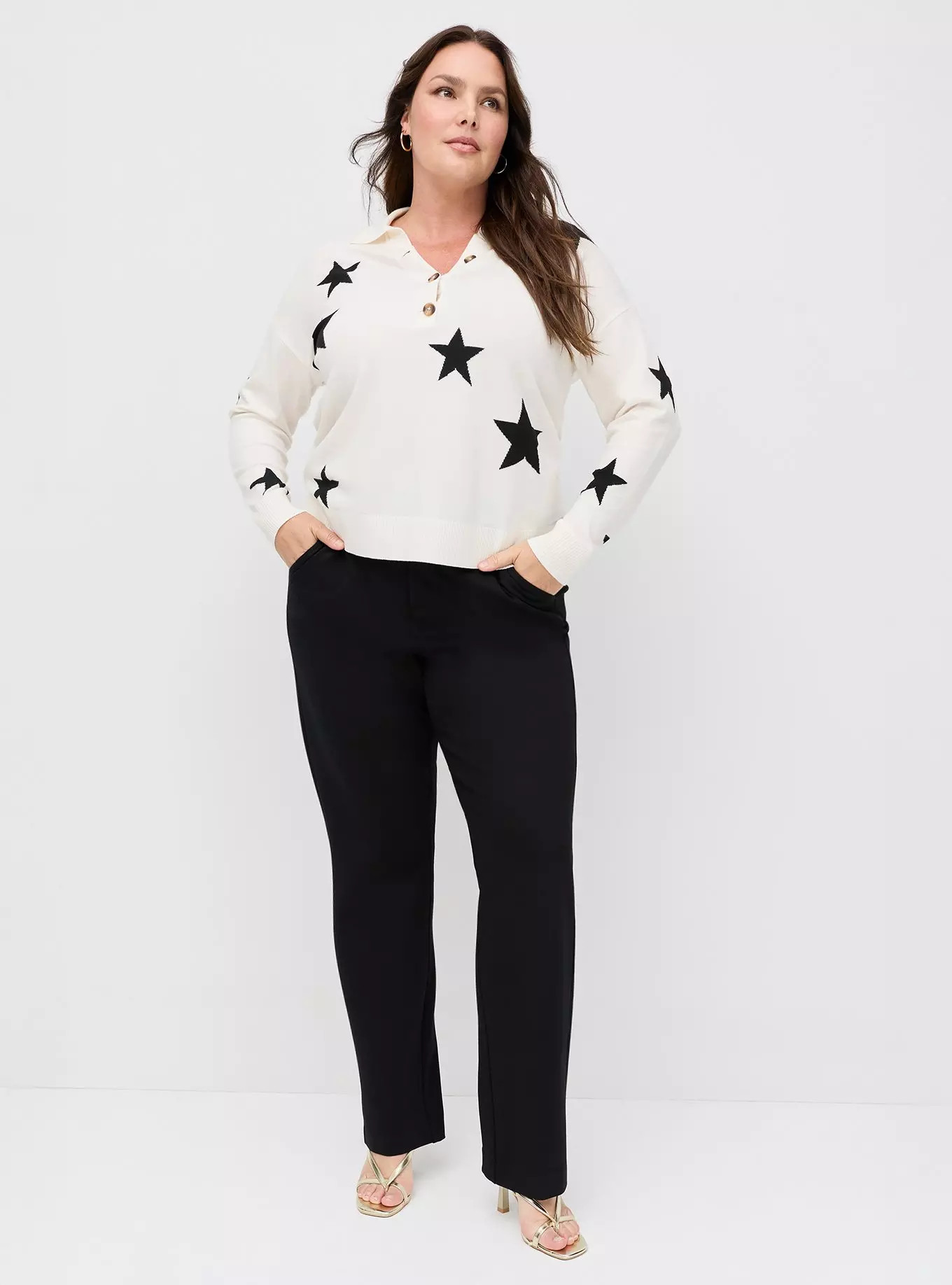 Studio High-Rise Ponte Trouser | Torrid (US & Canada)