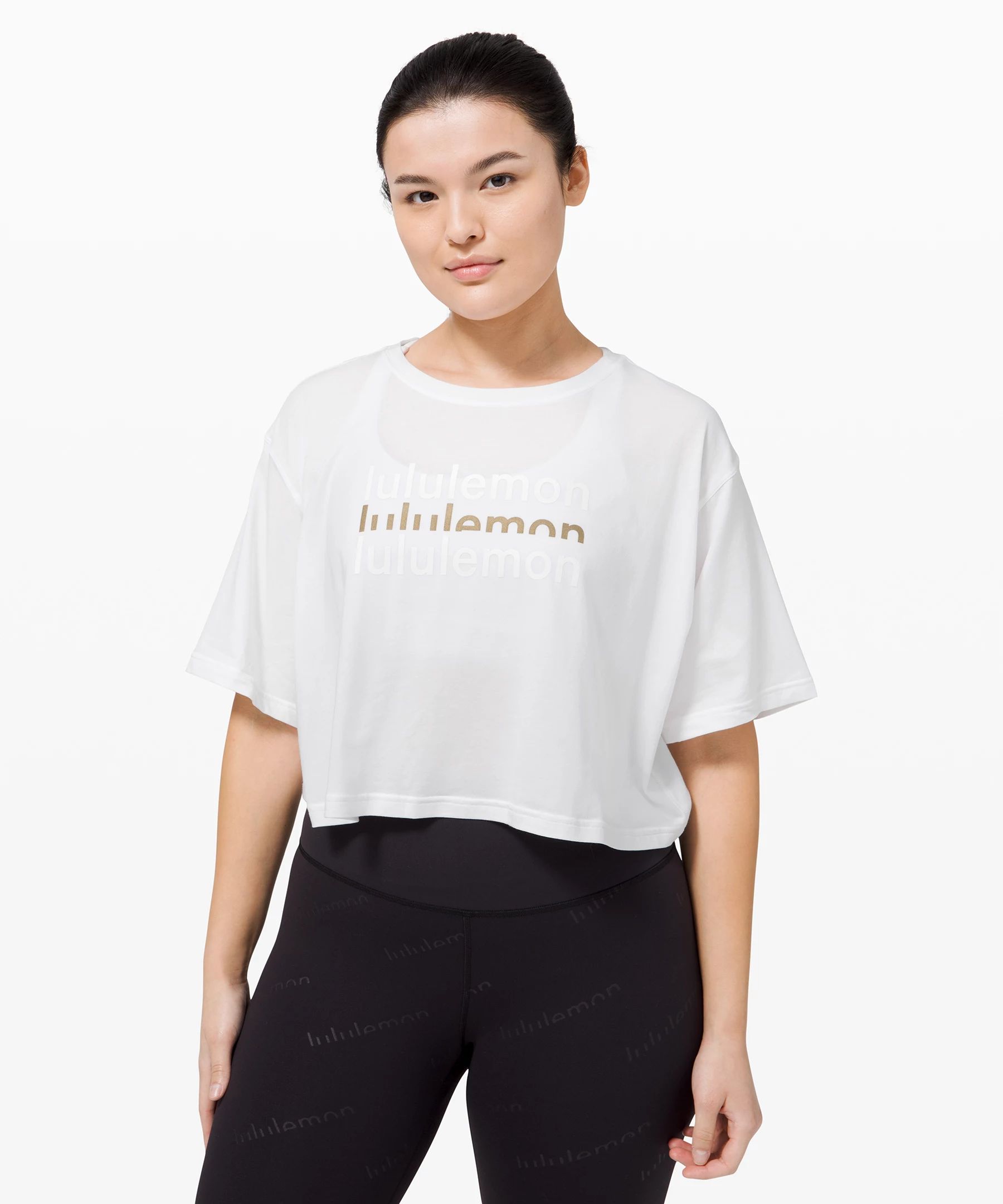 Cortes Crop T-Shirt Logo | Lululemon (US)