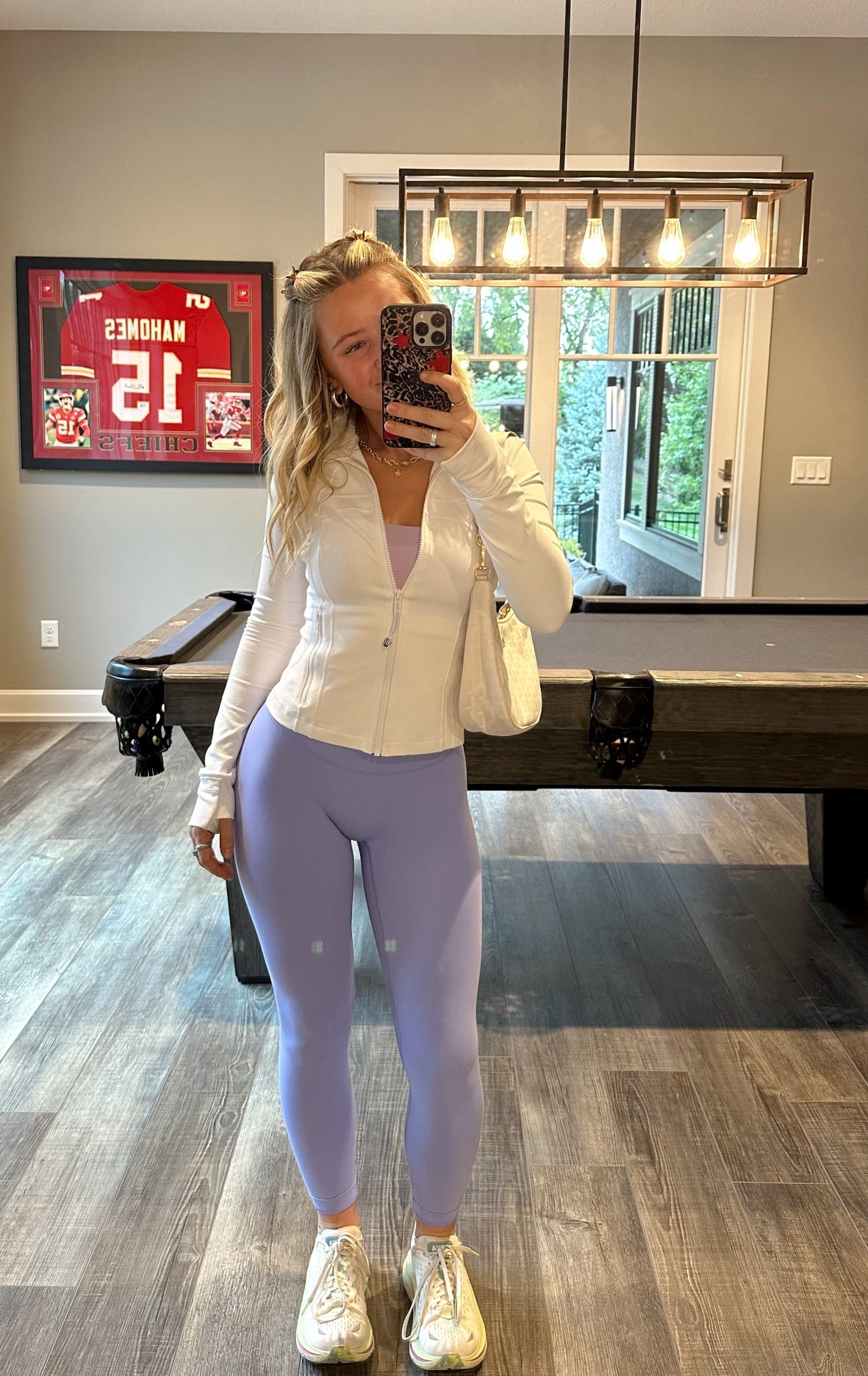 Jacket 4
Bra XS (4)
Leggings size 4, 25”

#LTKStyleTip #LTKActive #LTKShoeCrush