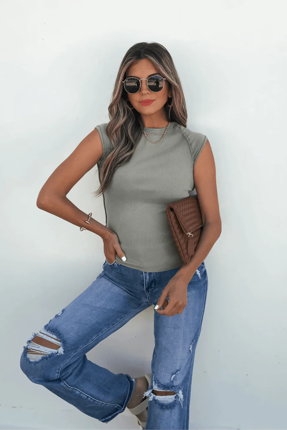 Free People Women's Ever Had Tee - Green | Magnolia Boutique