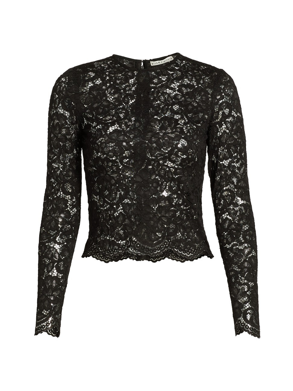 Women's Delaina Lace Top - Black - Size XL | Saks Fifth Avenue