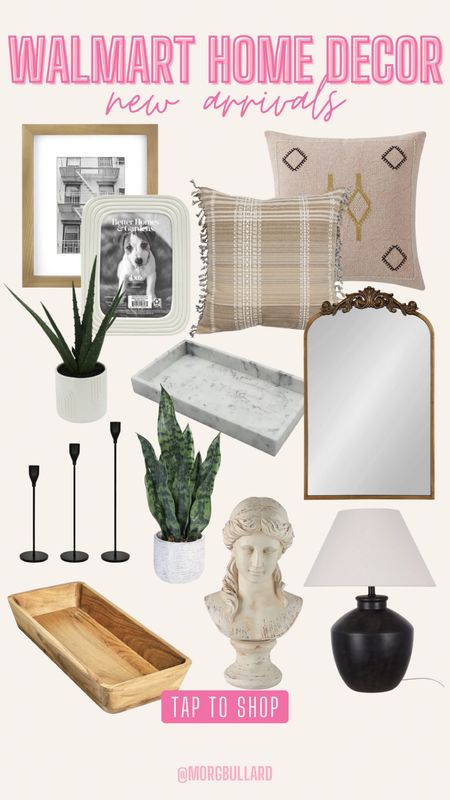 Walmart Home | Home Decor | Walmart New Arrivals | Anthropologie Mirror Look for Less | Faux Plants | Throw Pillows | Snake Plant | Lamp | Console Table | Coffee Table | Living Room | Bookshelf | Bookcase 

#LTKhome #LTKunder50 #LTKunder100