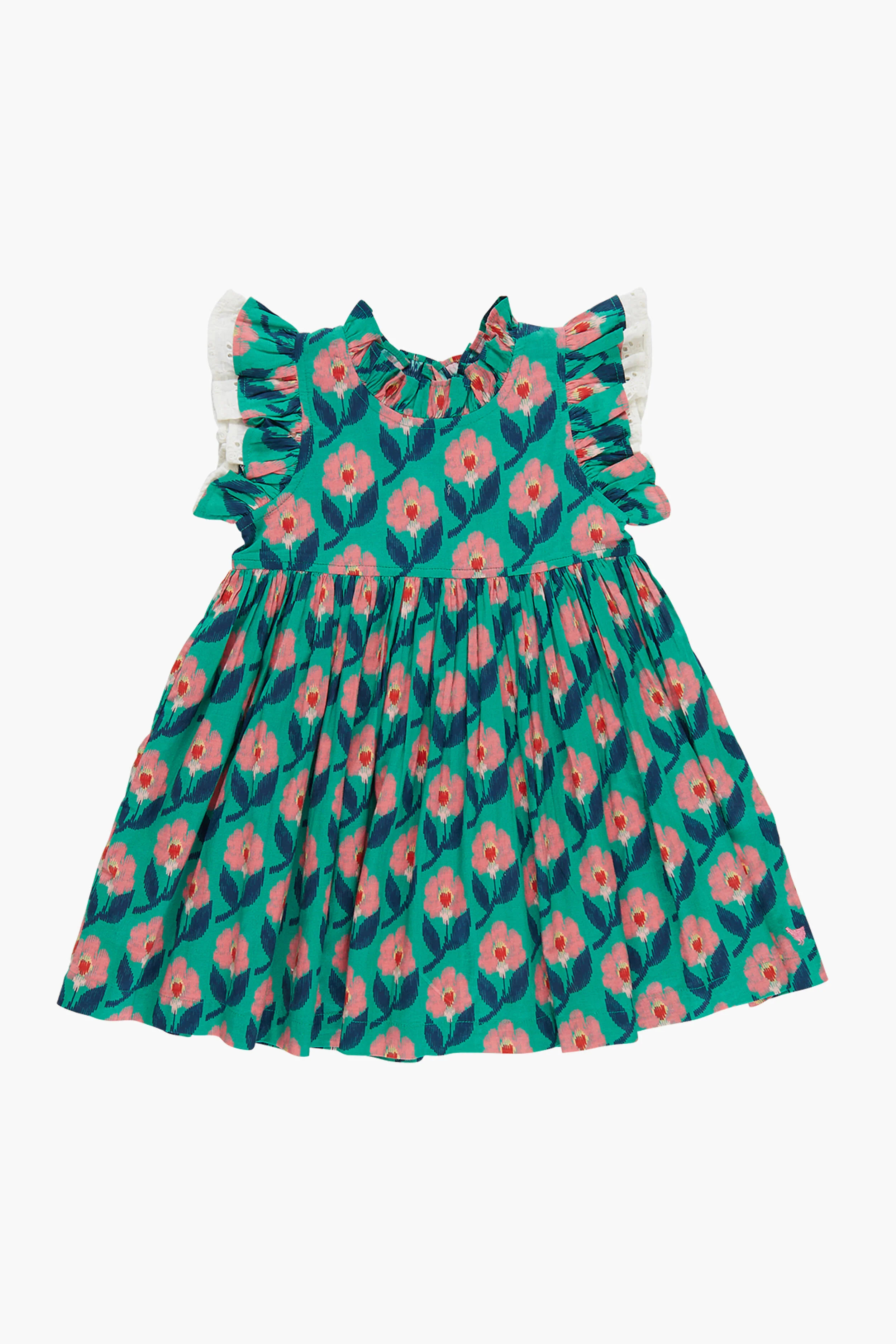Green Ikat Floral Leila Dress | Tuckernuck (US)