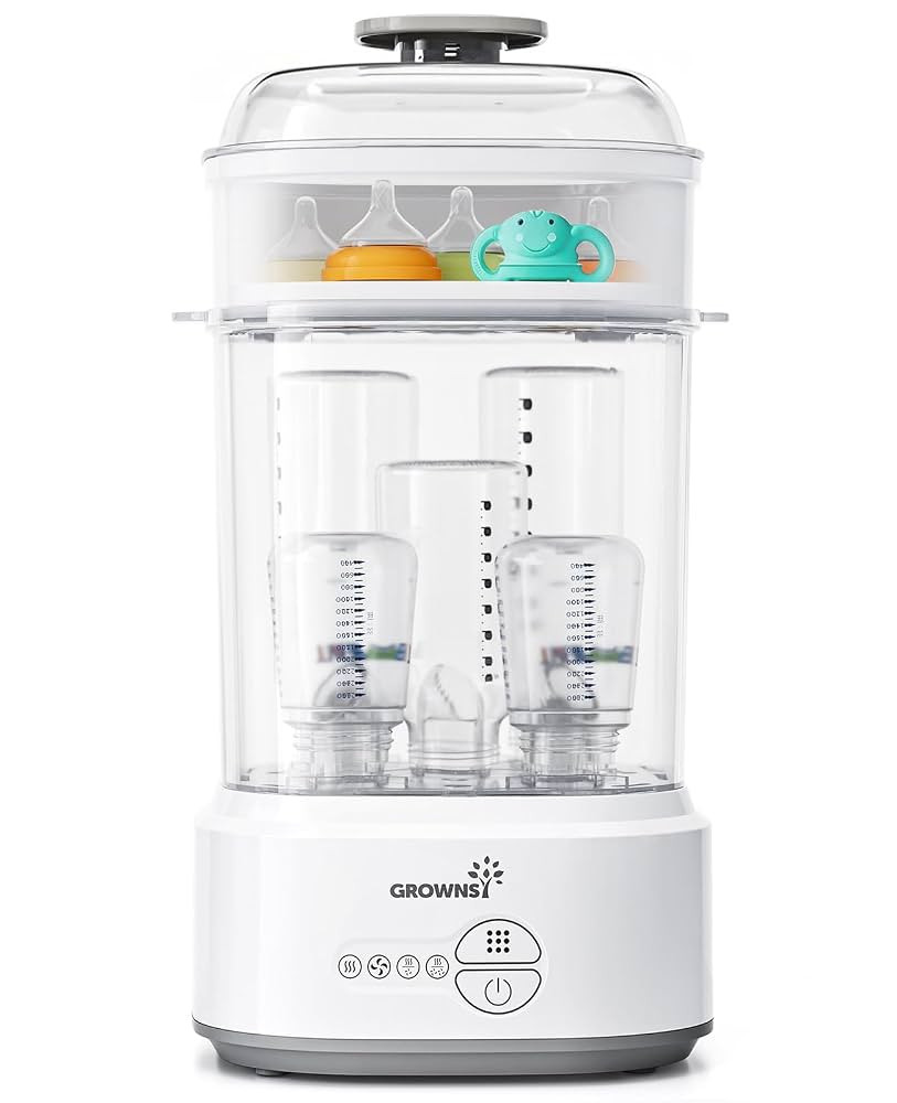 GROWNSY Bottle Sterilizer and Dryer, Compact Electric Steam Baby Bottle Sterilizer (Esterilizador... | Amazon (US)