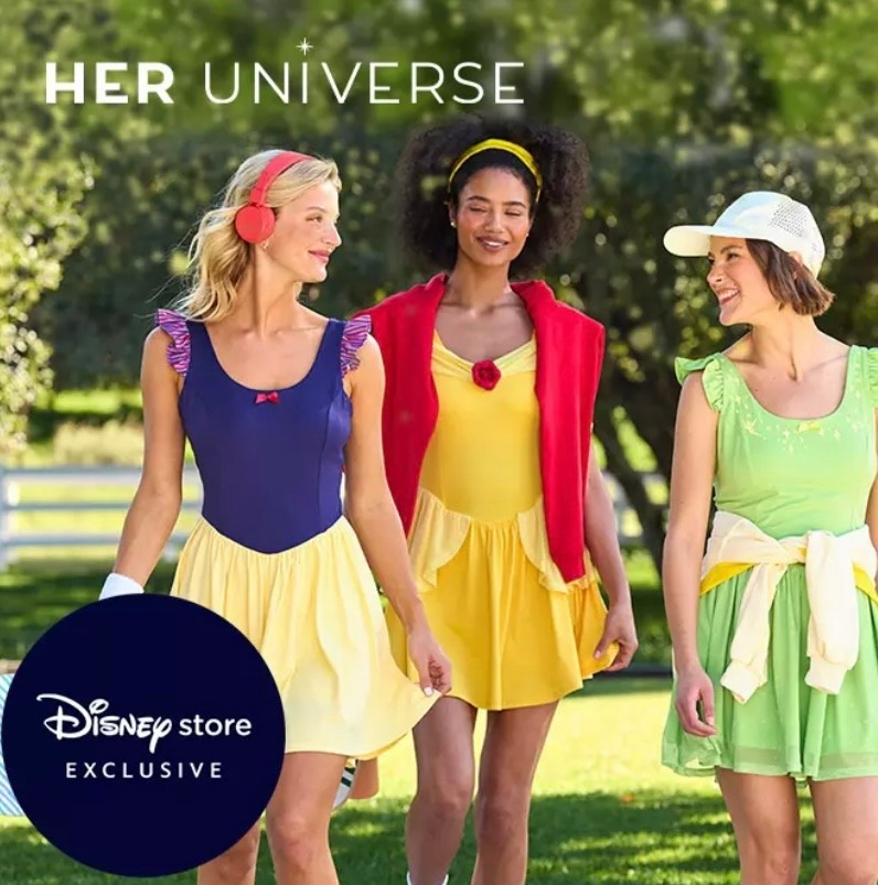 Her Universe Disney Store exclusive princess athletic dresses 👑

#LTKSeasonal #LTKootd #LTKgrwm