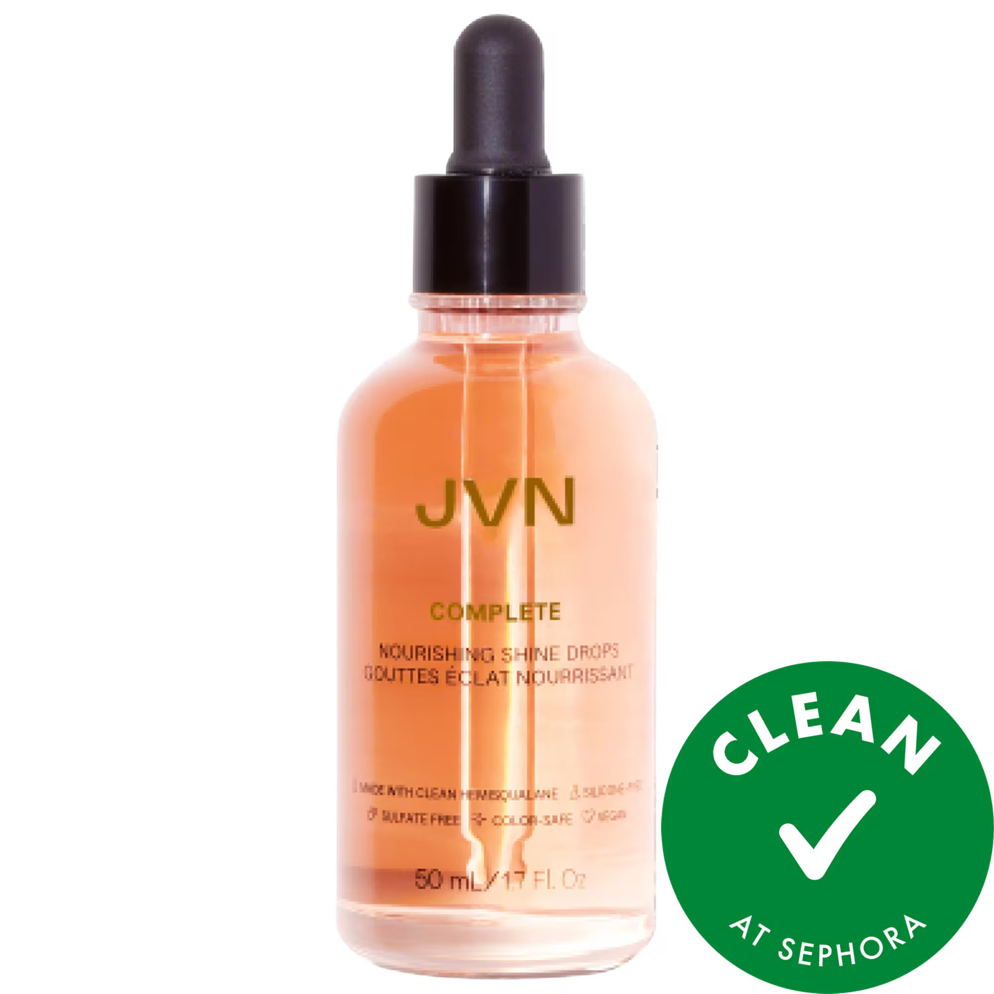 JVN Complete Nourishing Hair Oil Shine Drops 1.7 oz/ 50 mL | Sephora (US)