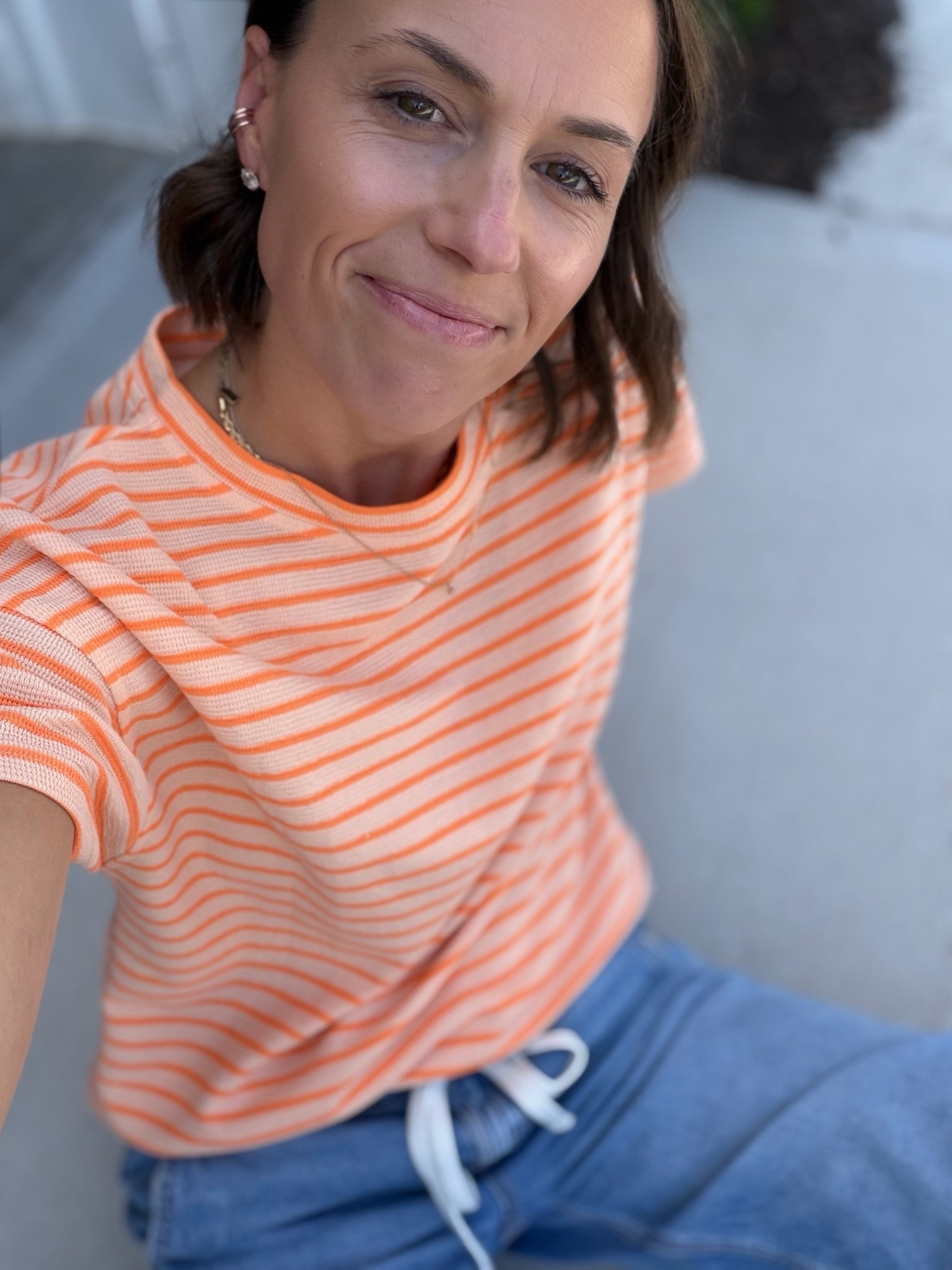 This top is part of a set but I just love the fun stripes and bright color of it!

#LTKootd #LTKmomlife #LTKdayinmylife