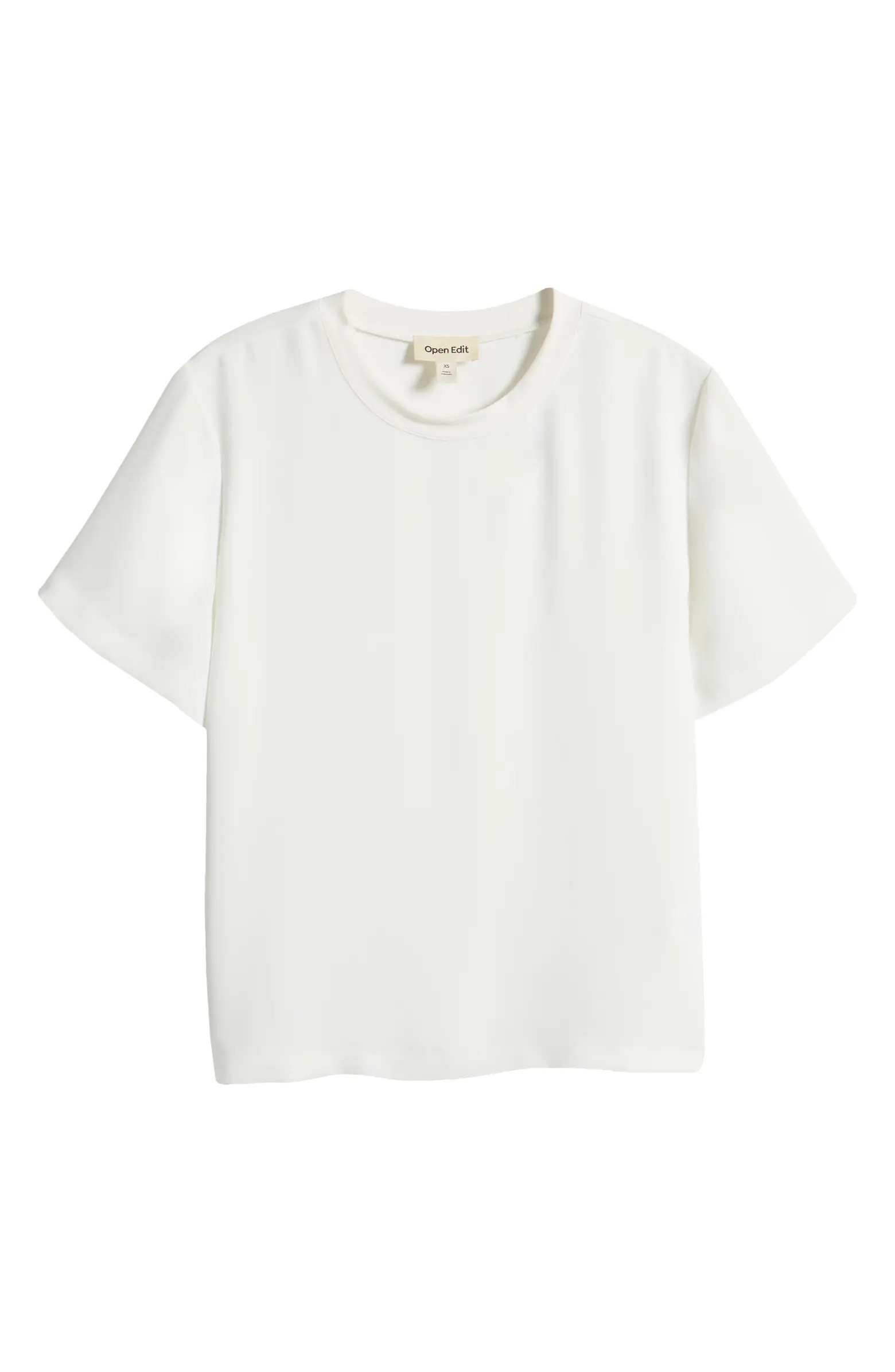 Satin T-Shirt | Nordstrom