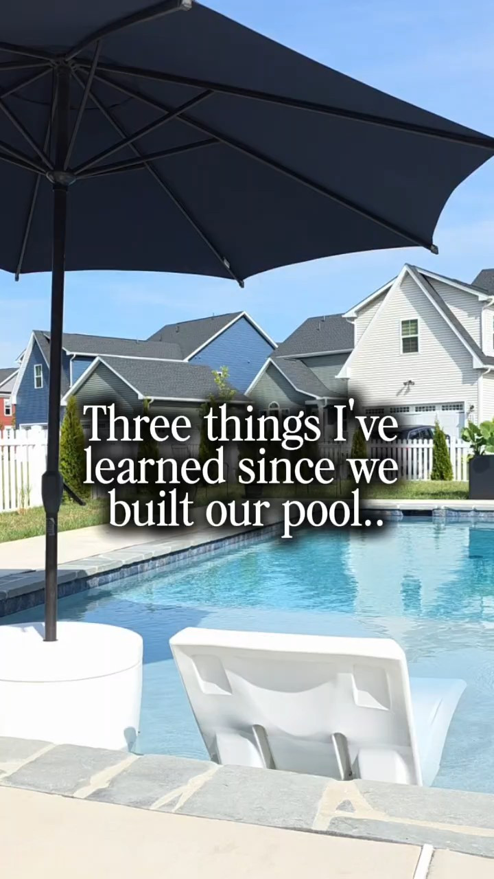 Three things nobody tells you about owning a pool: 💸They're way more expensive than you think.The accessories become their own budget.They don't add nearly as much home value as people assume.Still zero regrets. 🌊☀️😂🪴@amazon find #ingroundpool #neurodivergentmom360 

#LTKHome #LTKOver40 #LTKstorytime