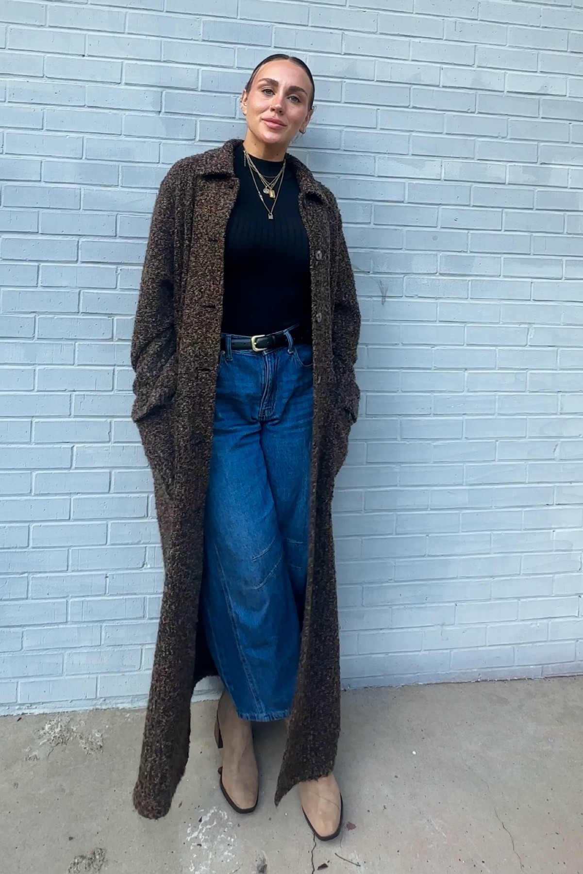 Duster was thrifted and found the closest i could! Shoes are same brand, as similar as i could find online!🫶🏼 