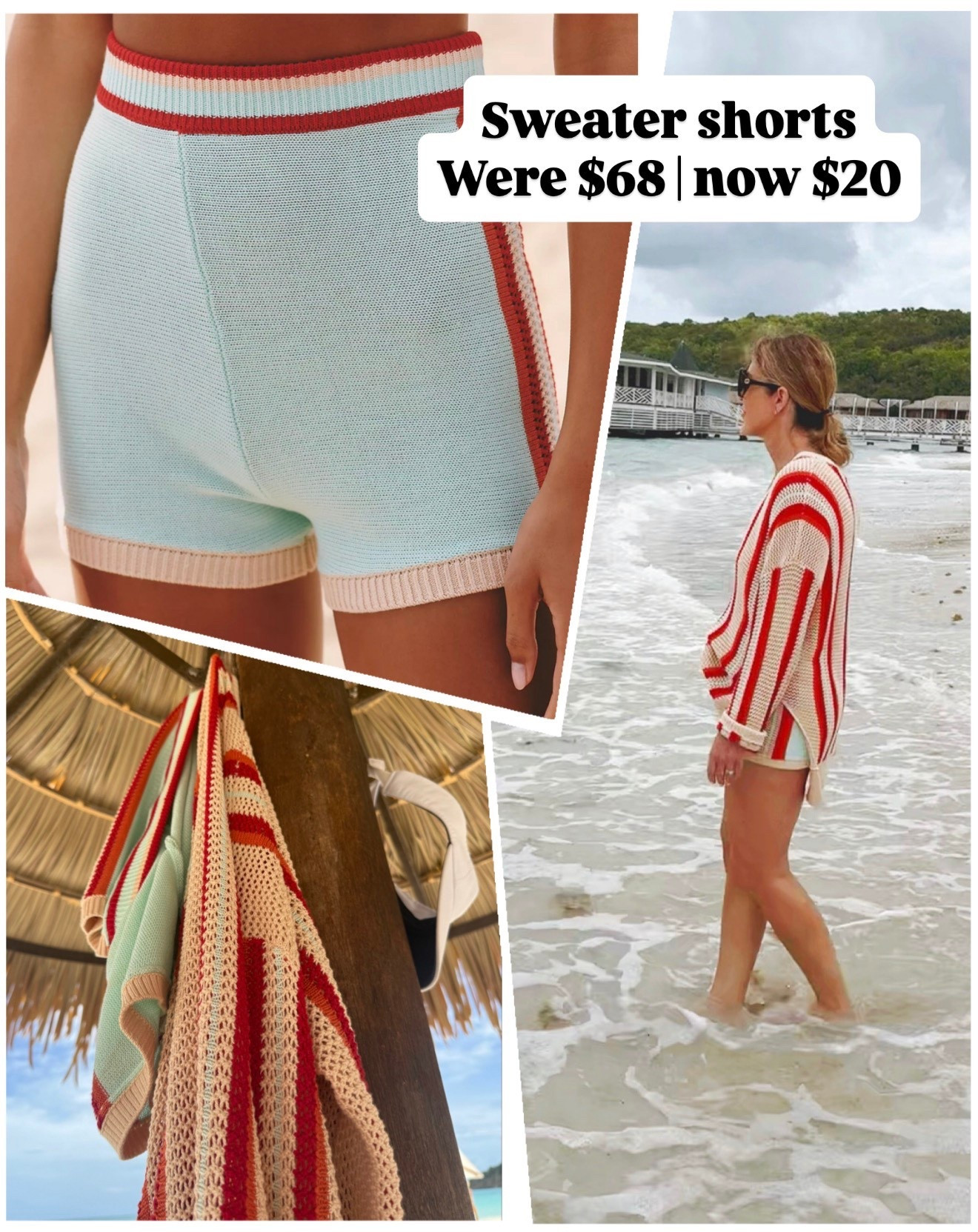 Sweater shorts wearing a size smalll