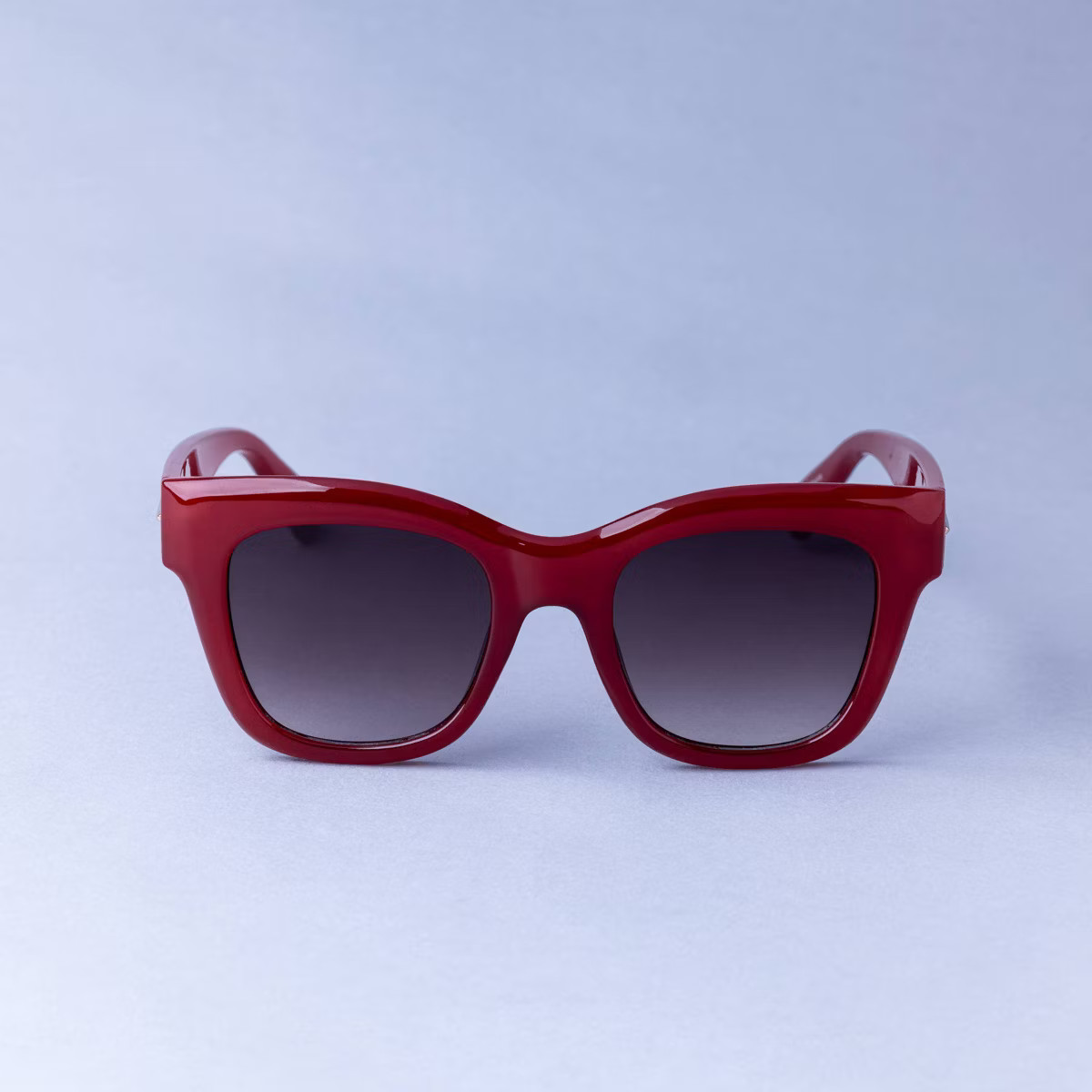 Women's Square Plastic Surf with Metal Sunglasses - A New Day™ Red: Medium Fit, Maximum UV Prot... | Target