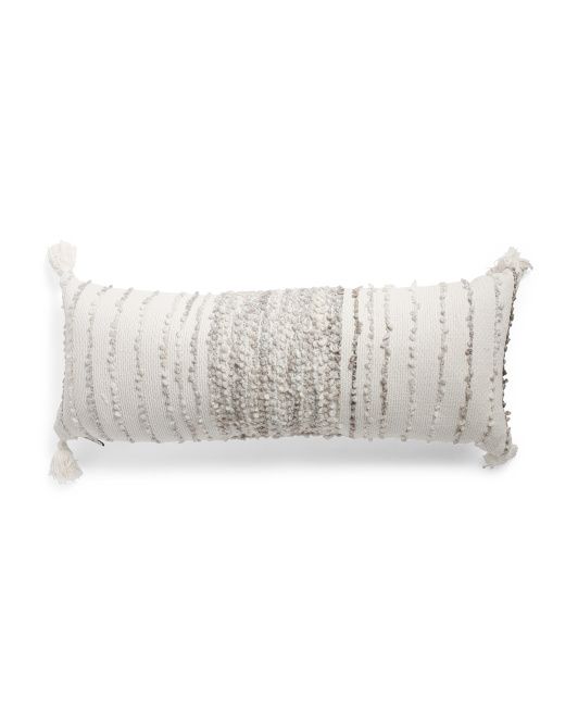 Made In India 14x36 Textured Pillow | TJ Maxx