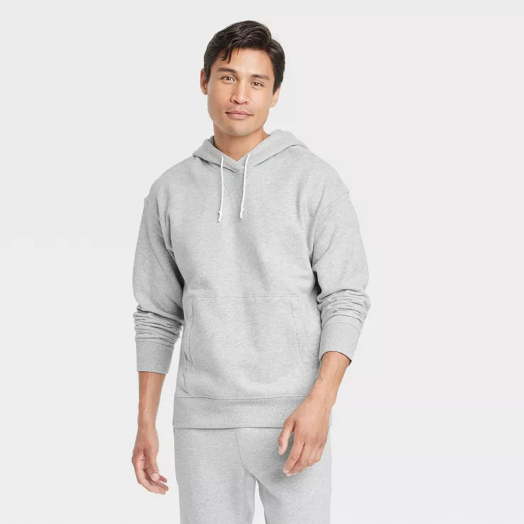 Men's Cotton Fleece Hooded Sweatshirt - All in Motion™ | Target