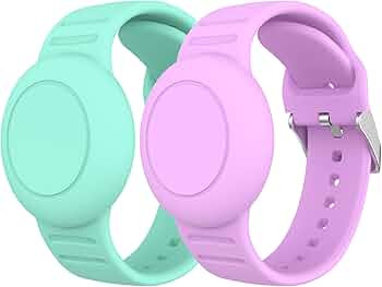 Meliya Waterproof Air Tag Bracelet for Kids, Soft Silicone Airtag Holder Compatible with Apple Ai... | Amazon (US)