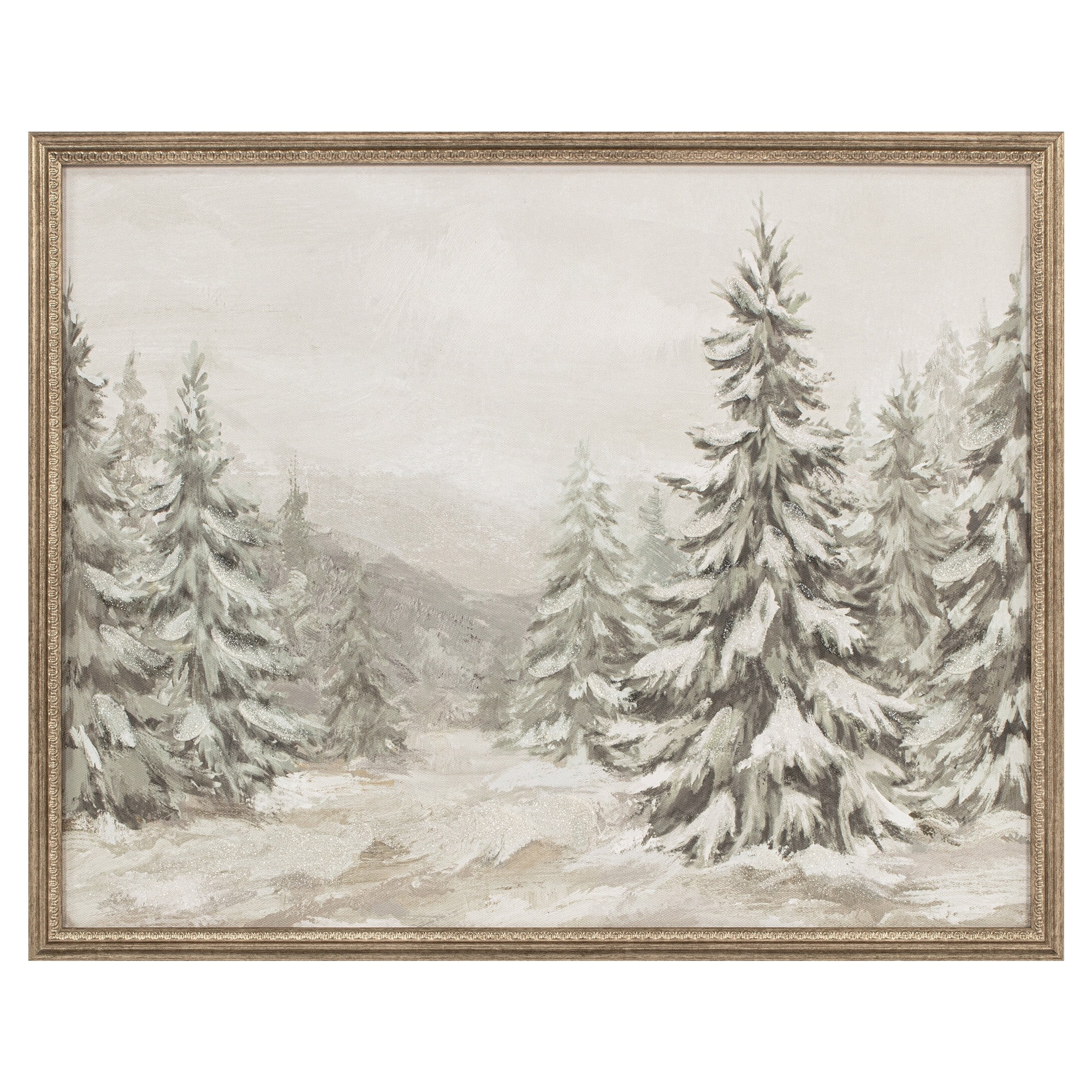 My Texas House Winter Wonderland Framed Holiday Wall Art 20x16 | Walmart (US)