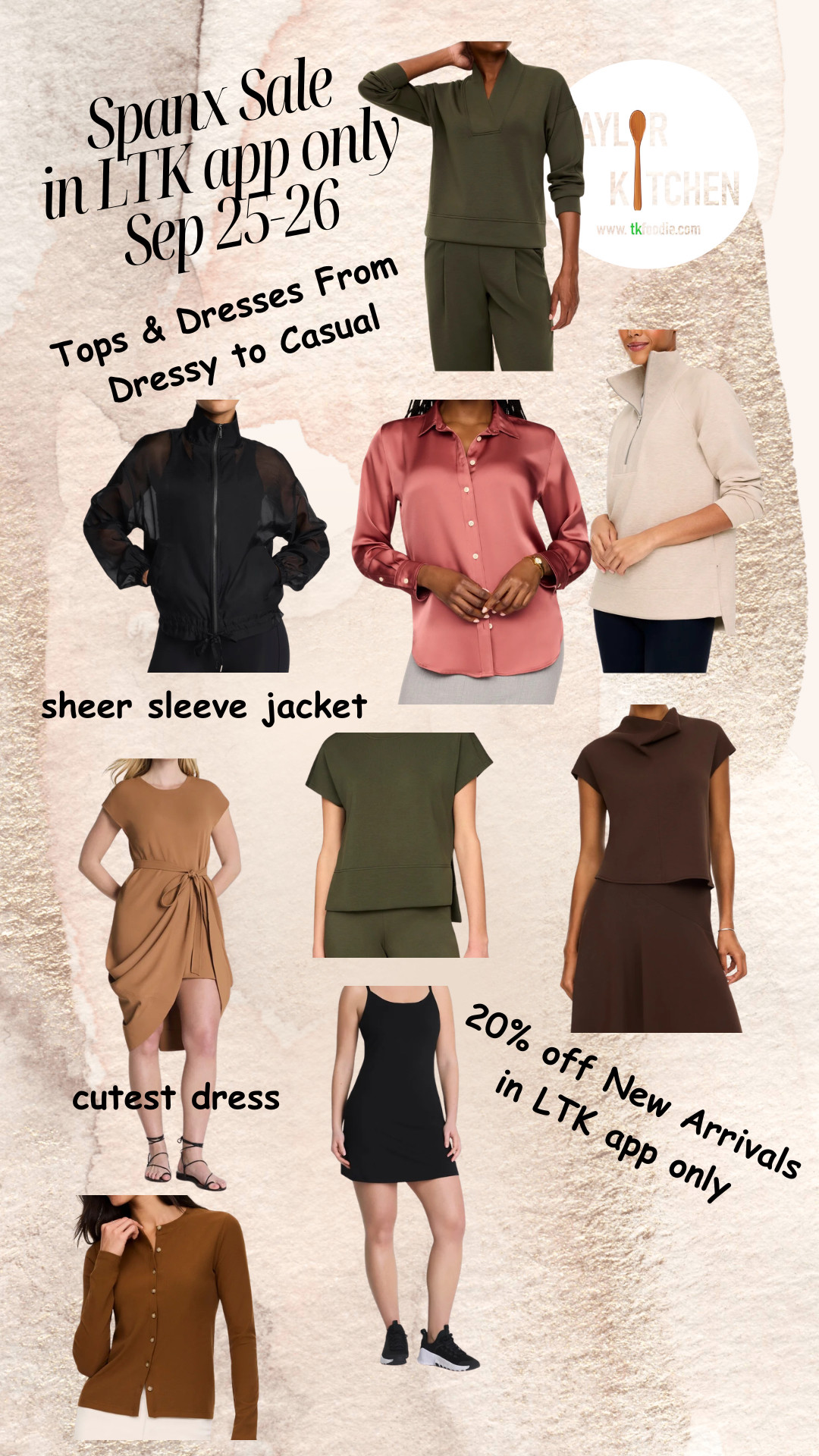 @Spanx is having a special sale in the LTK app only September 25 & 26.  Download the app & shop away to get 20% off all New Arrivals.  They have everything from jeans, jumpsuits perfect for travel or daily wear that looks chic, athleisure wear & so much more.

Check out some of my favorite pieces in their new fall collection here on my LTK. 

 #LTKootd #LTKSaleAlert #LTKWorkwear
