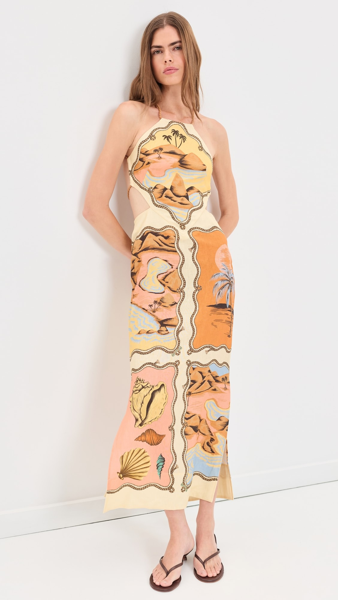 Souvenir Mixed Scarf Maxi Dress | Shopbop