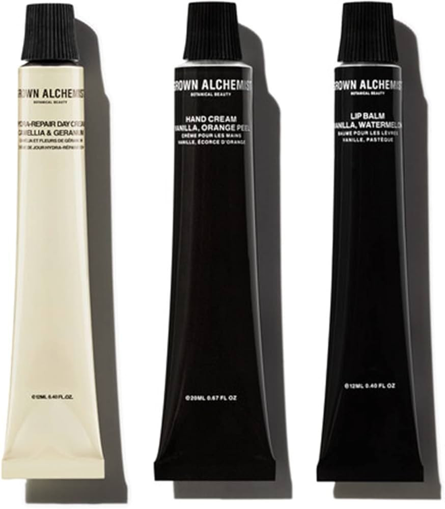 Grown Alchemist Amenity Kit - Face Moisturizer, Lip Balm & Hand Lotion Set - Facial Hydra-Repair ... | Amazon (US)