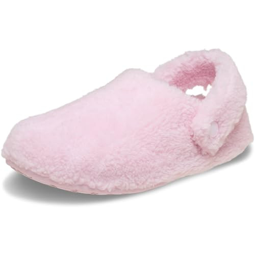 Crocs Unisex Classic Cozzzy Slipper Pink Milk Men 4/Women 6 Medium | Amazon (US)
