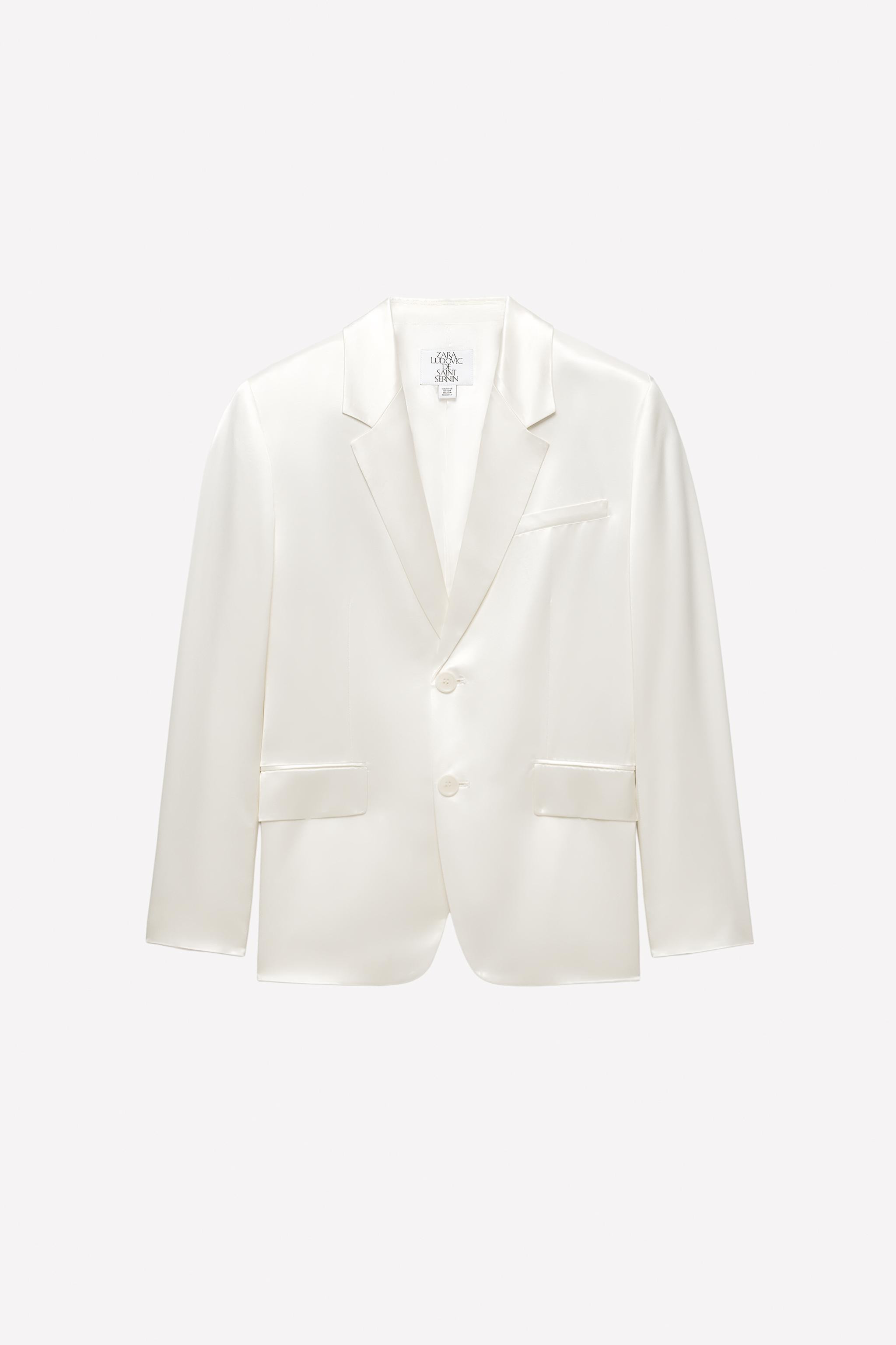 SATIN EFFECT BLAZER LUDOVIC DE SAINT SERNIN x ZARA | Zara US