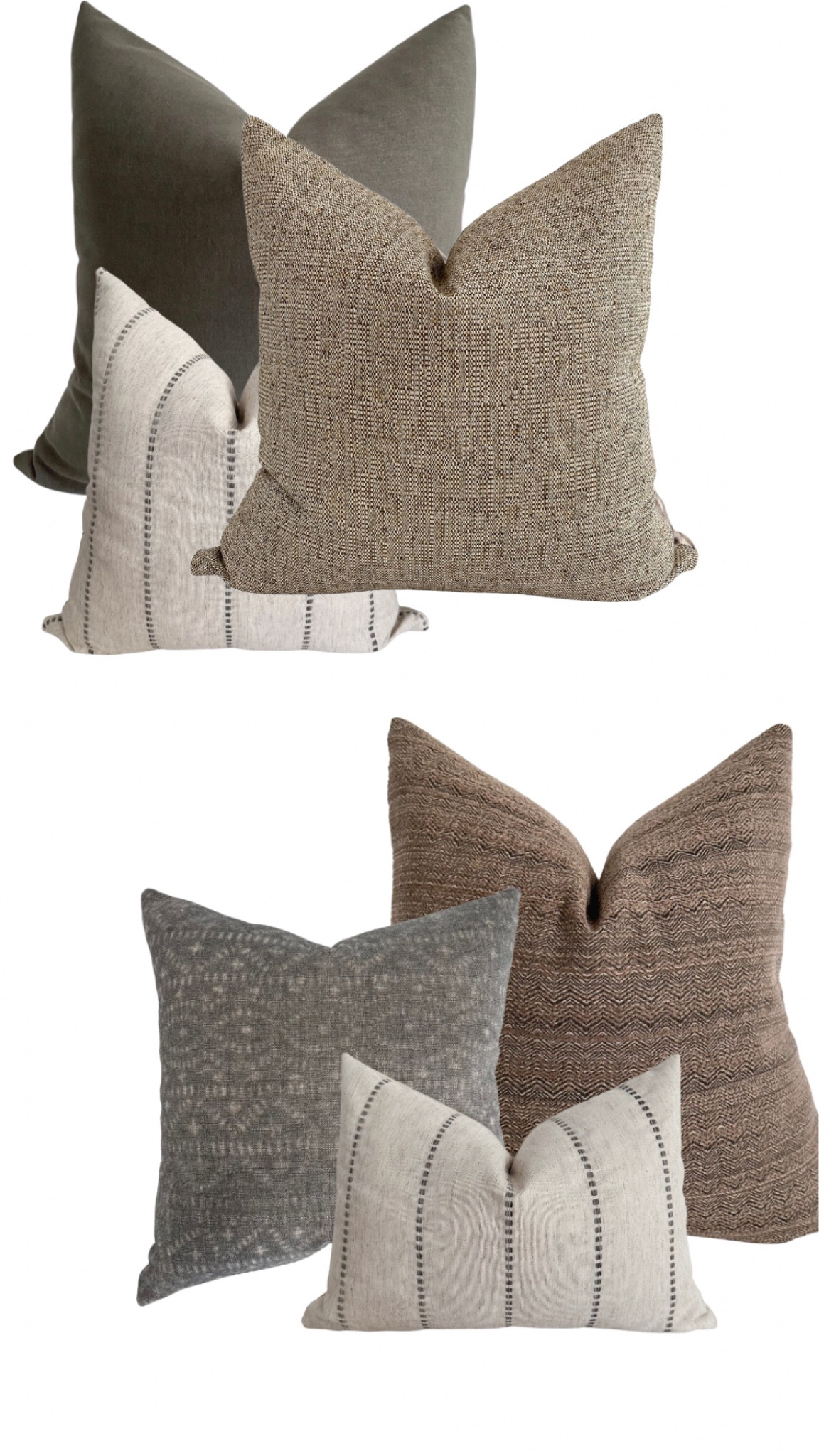 Loving this pillow combo from Hackner home! They have so many gorgeous options! 