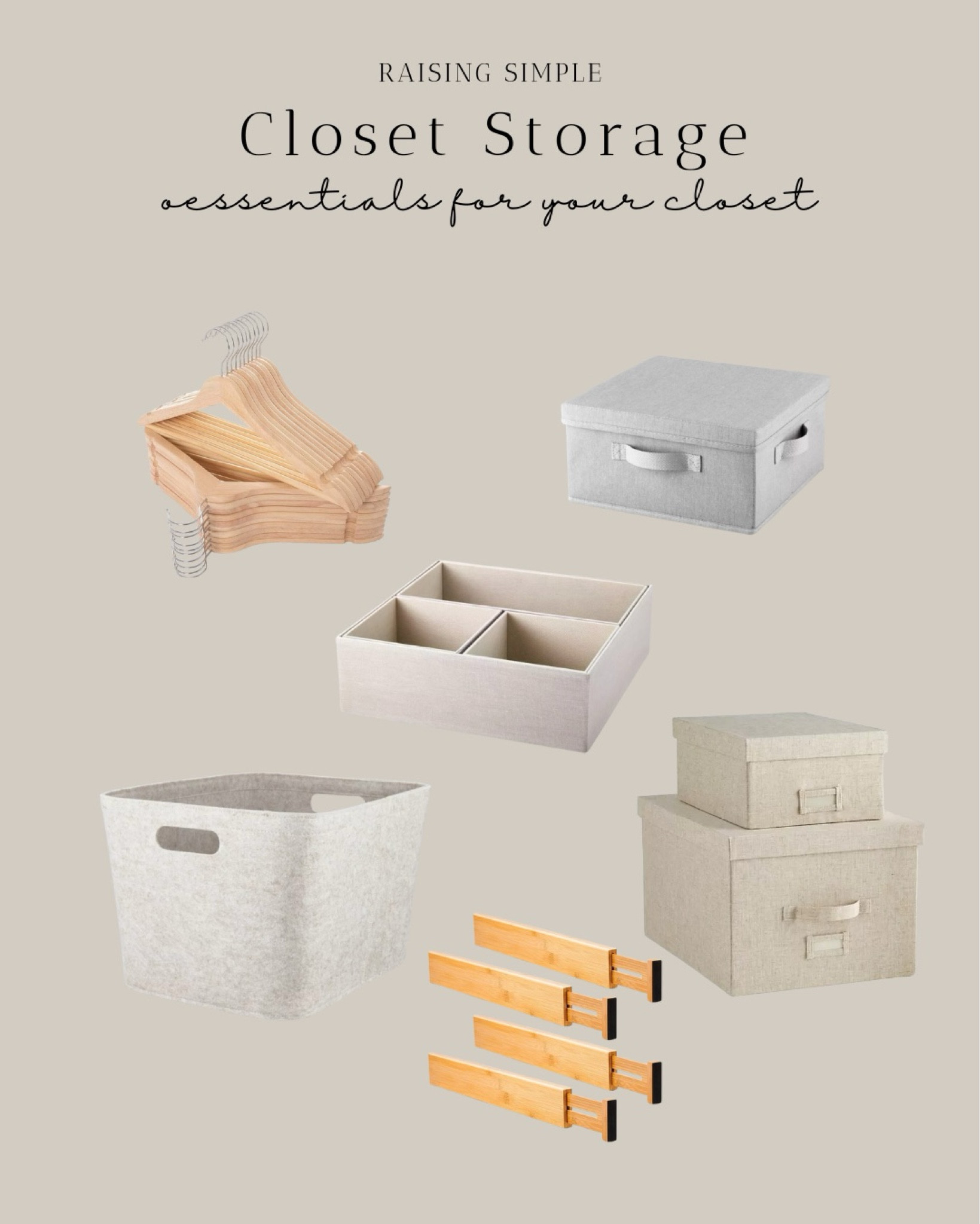 Simple closet storage.


#LTKfindsunder50 #LTKhome #LTKfamily