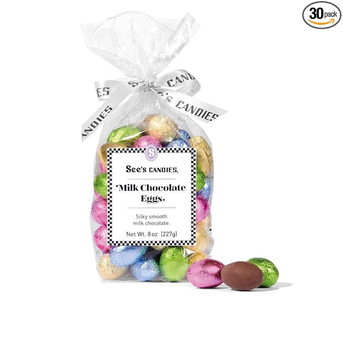 See's Candies 8 oz Easter Milk Chocolate Eggs | Amazon (US)